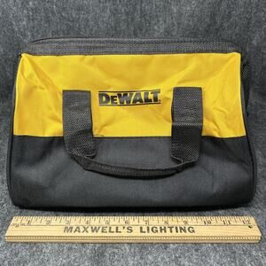 DeWalt Tool Bag Heavy Duty Black and Yellow 12 Inch Portable Storage Carry On